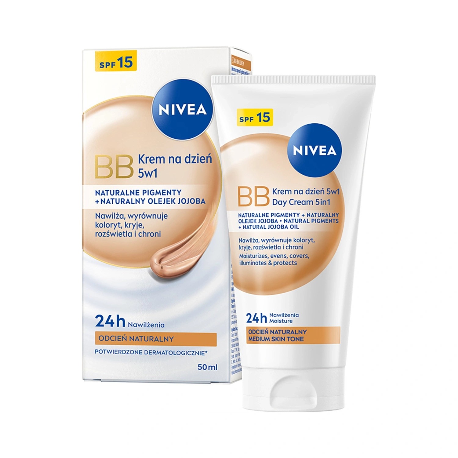 NIVEA 5in1 BB Cream SPF15 Nuanță închisă