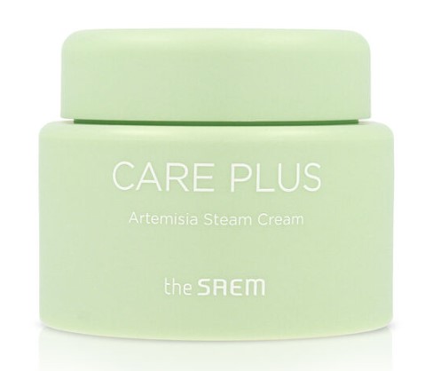 Saem Care Plus Cremă de față hidratantă și calmantă cu extract de Mugwort Ganghwa și unt de shea 100ml