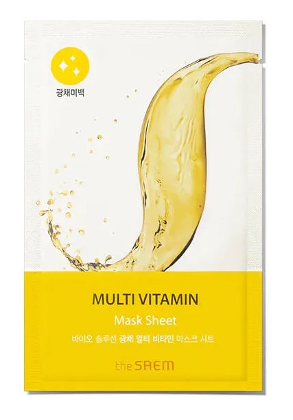 Saem Multi Vitamin Brightening Sheet Mask