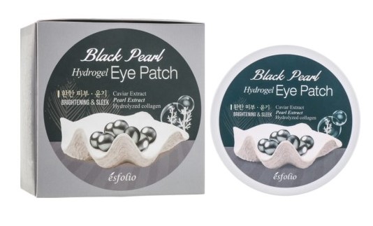 Esfolio plasturi hidrogel pentru ochi cu extract de perle negre 60 de bucăți
