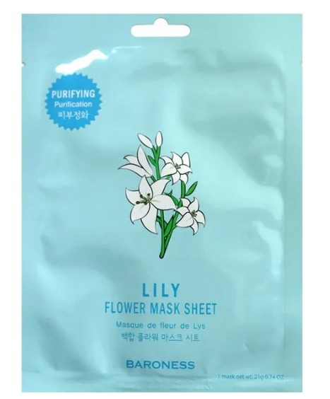 Mască de purificare BARONESS cu extract de flori de crin alb