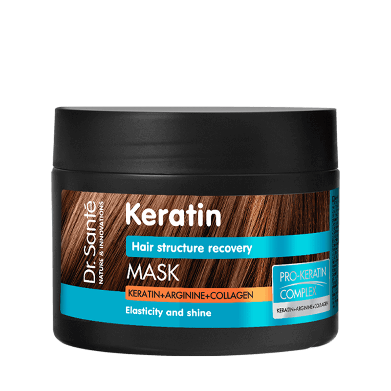 Mască de keratină Dr. Sante pentru păr tern și fragil 300ml