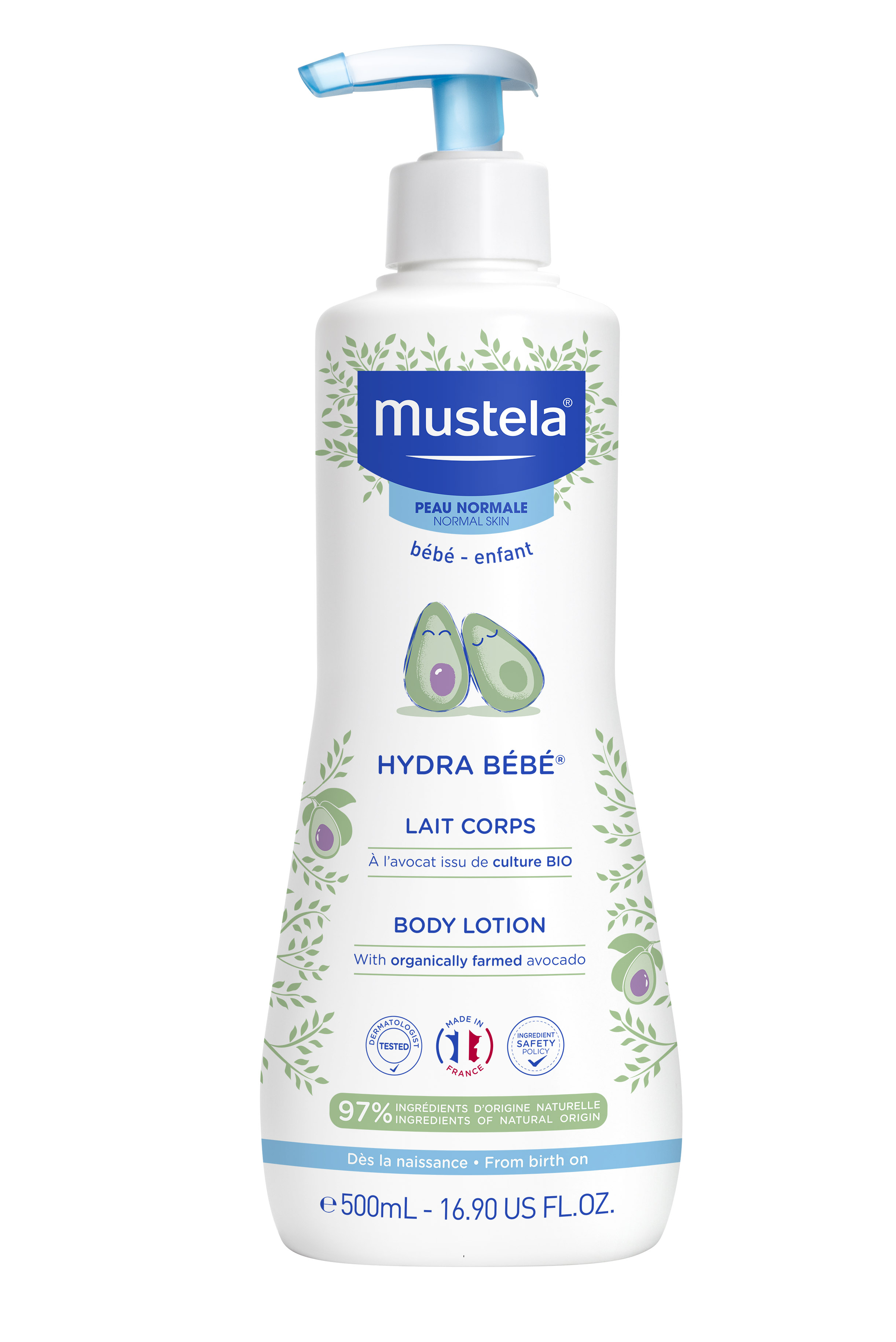 Lapte de corp Mustela cu avocado 500ml