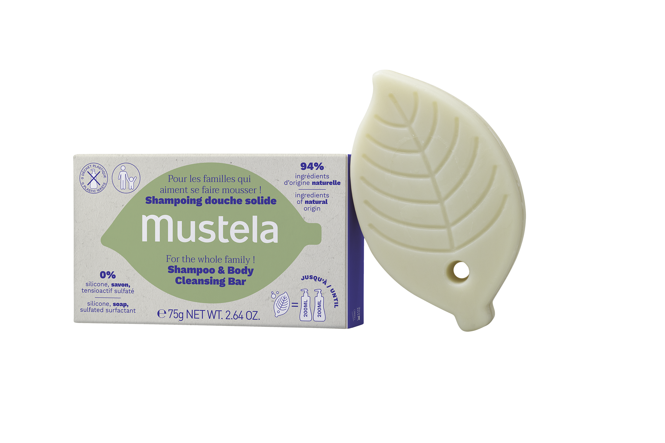 Mustela Șampon și săpun de corp pentru întreaga familie 75g