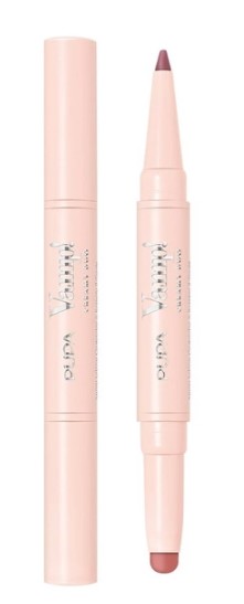 Pupa Vamp Creamy Duo Lip Liner and Gloss Lipstick 006 Deep Rose