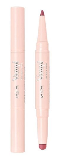 Pupa Vamp Creamy Duo Lip Liner and Gloss Lipstick 008 Vintage Rose