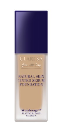Claresa Care All Day Primer-Serum cu finisaj natural 2W0 Olive mediu