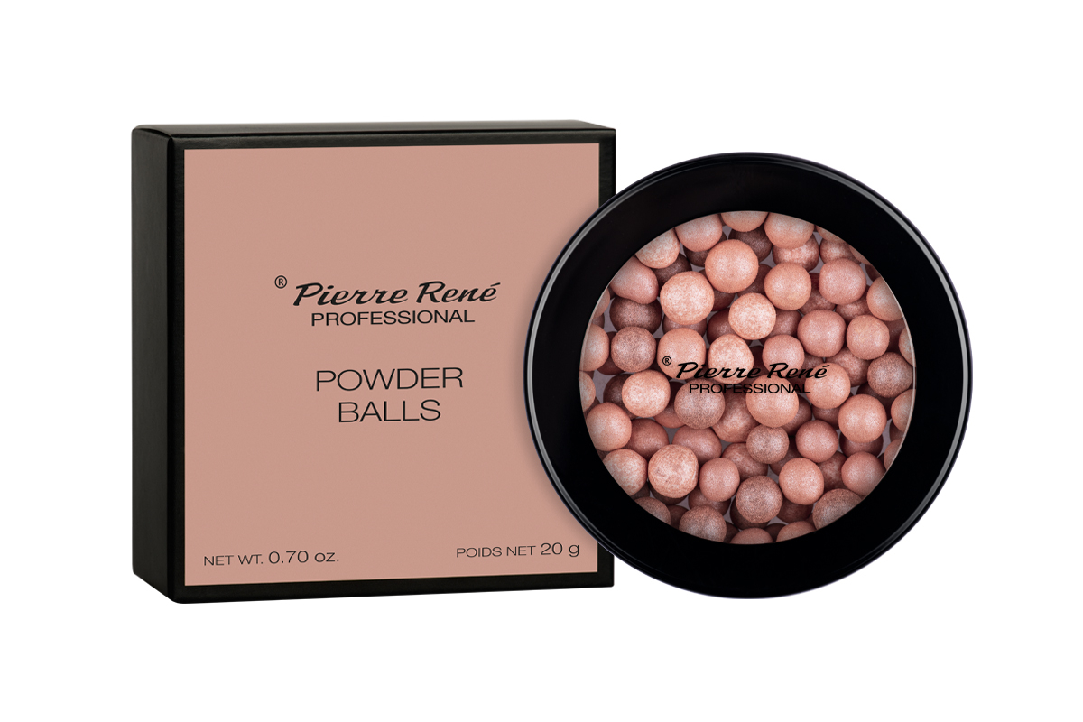 Pierre Rene Powder Balls Pudră bronzantă și iluminatoare