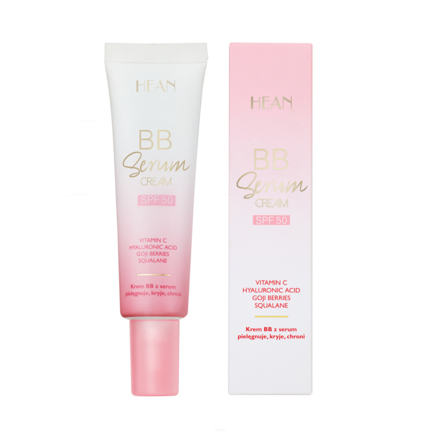BB Cream iluminator HEAN cu ser și SPF50 04 Warm