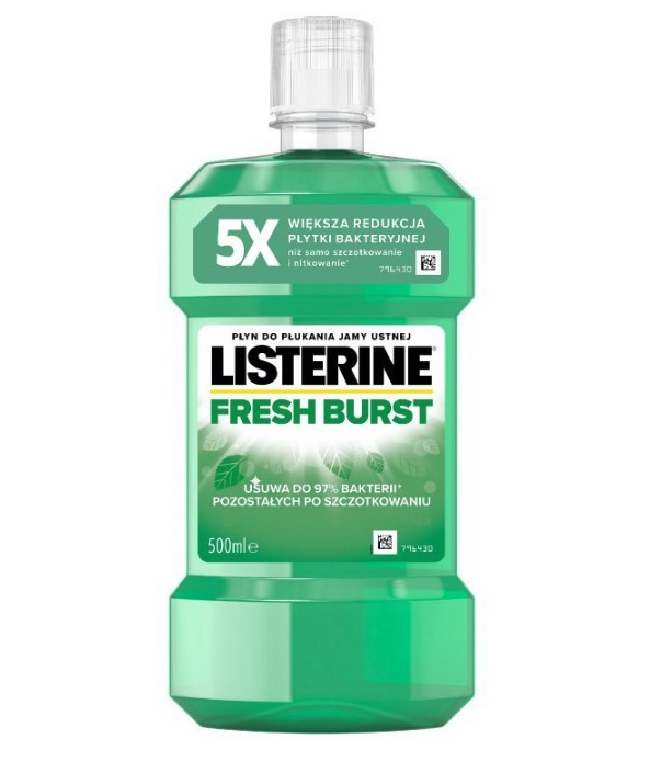 Listerine Fresh Burst apă de gură 500ml