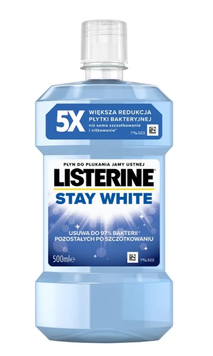 Listerine Stay White apă de gură 500ml