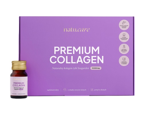 Natu Care Premium Colagen 10000mg Supliment alimentar cu aromă de fructe de pădure 15 Shots