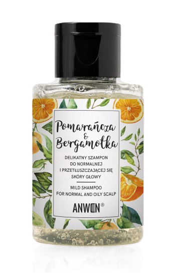 Anwen Șampon delicat de portocale și bergamotă 50ml