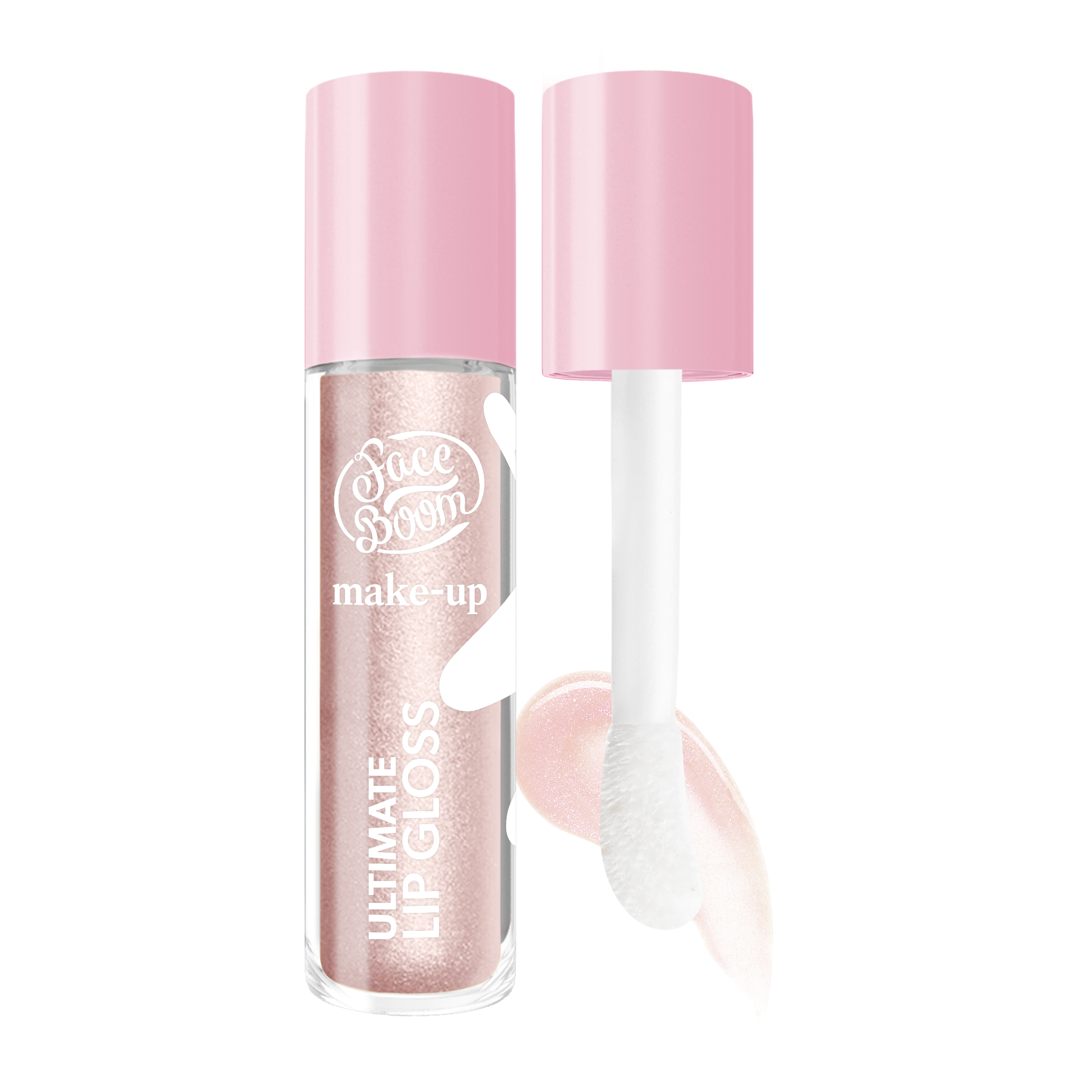 Faceboom Ultimate Lip Gloss 01 Holo Girl Pink