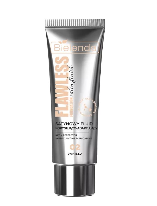 Bielenda Flawless Foundation Satin Correcting and Adapting Fluid 02 Vanilla