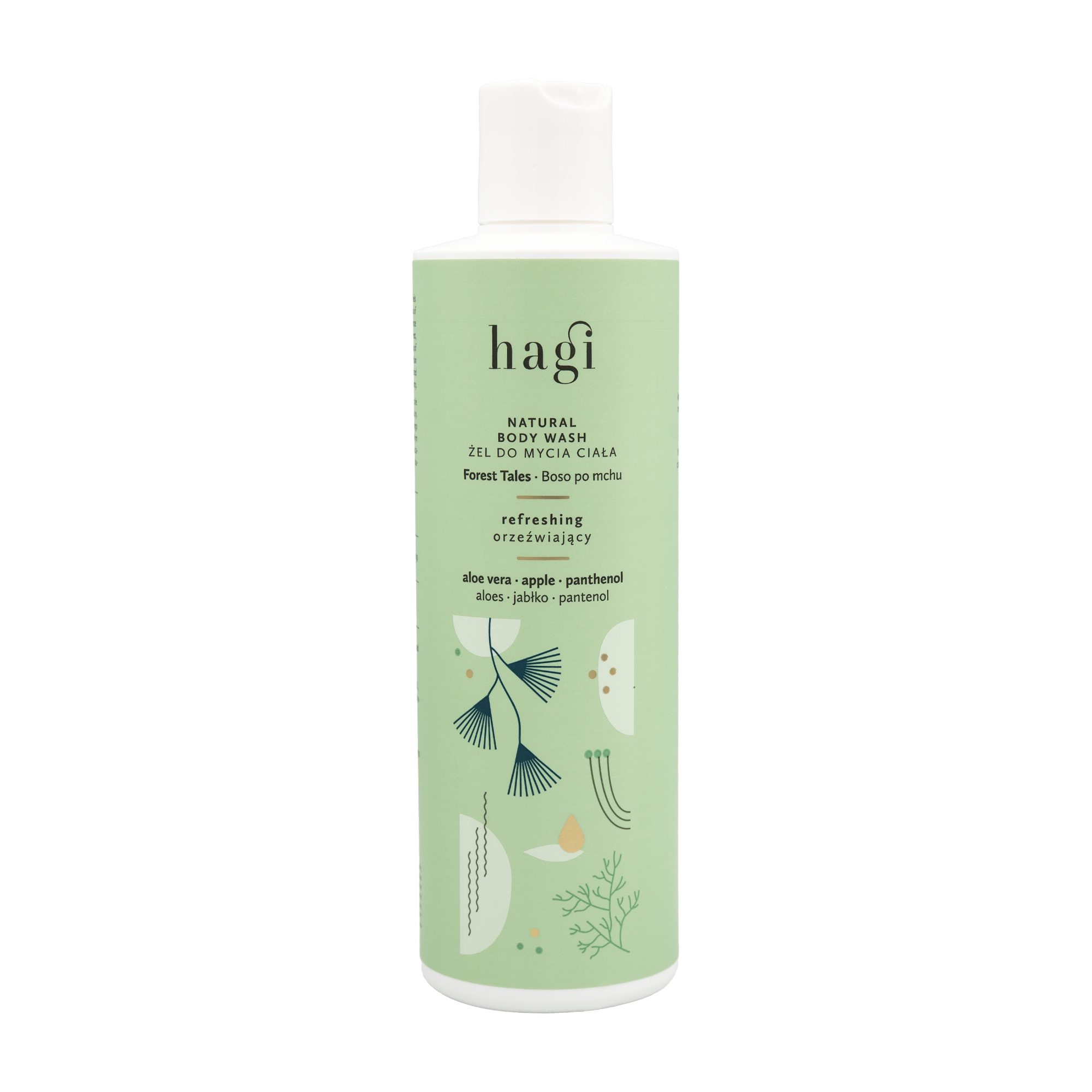 Gel de spălare corporală revigorant Hagi Barefoot After Moss 300ml