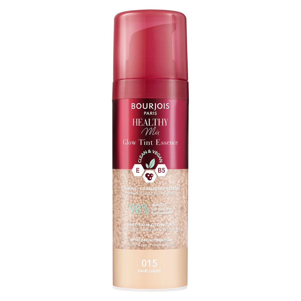 Bourjois Healthy Mix Glow Tint Loțiune de seară hidratantă pentru culoarea pielii 015 Fair Light