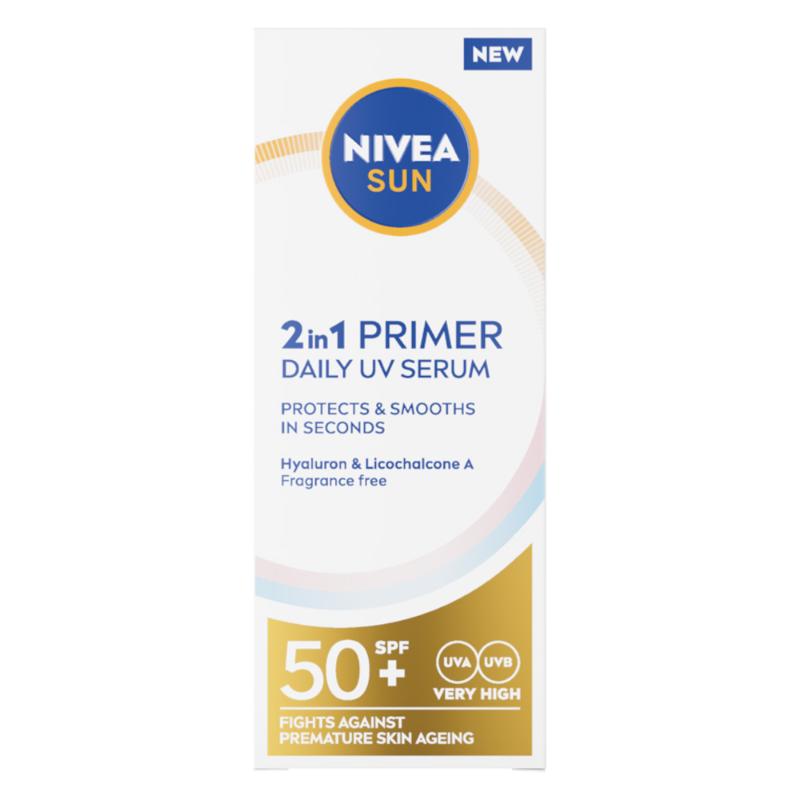 NIVEA Sun 2in1 Primer Daily UV Serum SPF50+ 30ml