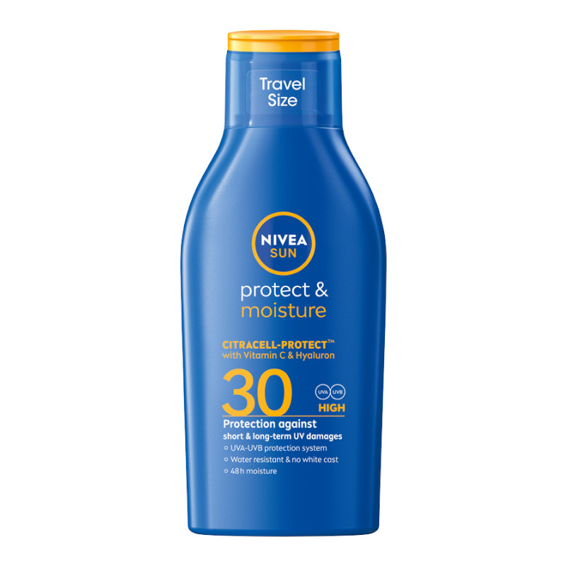 NIVEA Sun Protect & Moisture Loțiune de protecție solară SPF30 100ml