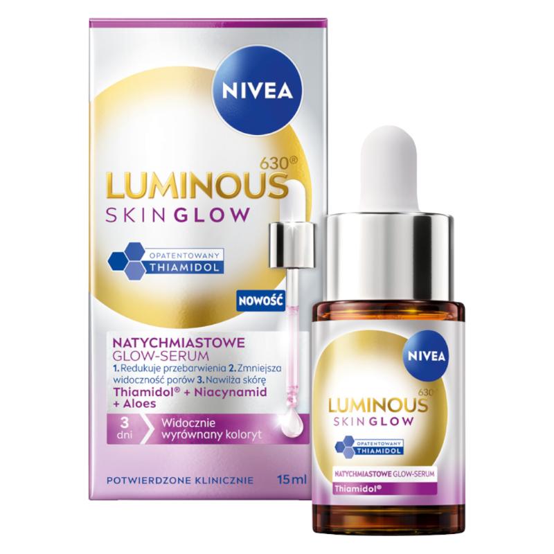 NIVEA Luminous 630 Skin Glow Serum instant de strălucire 15ml
