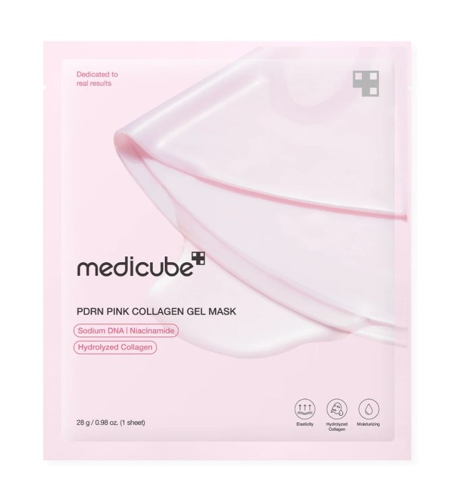 Medicube PDRN Pink Collagen Gel Mask Mască hidrogel de fermitate