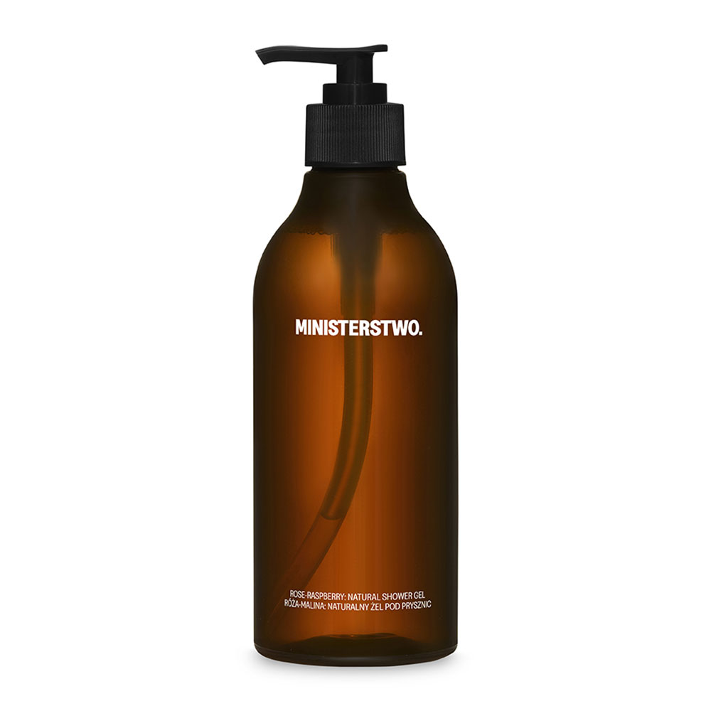 Ministry of Good Soap Gel de duș natural cu trandafiri și zmeură 400ml