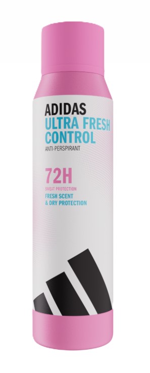 ADIDAS Ultra Fresh Control 72H Spray antiperspirant pentru femei 250ml