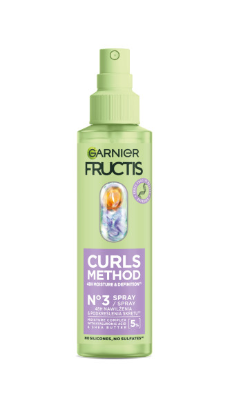 Garnier Fructis Curls Method Spray hidratant și răcoritor pentru bucle 150ml