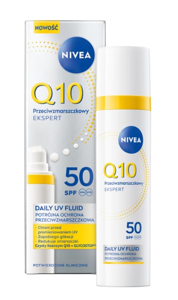 NIVEA Q10 Daily Uv Anti-Wrinkle Fluid SPF50 40ml