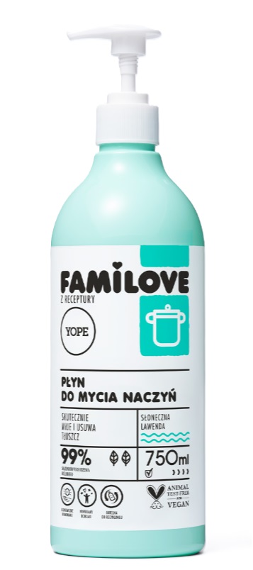 Yope Familove Sunny Lavender Lichid de spălat vase 750ml