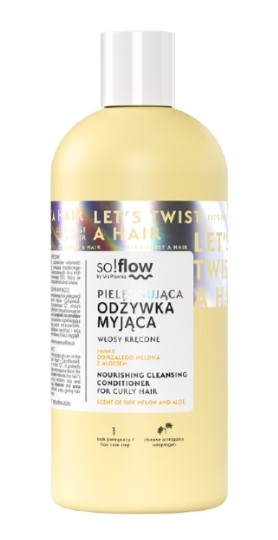 So!flow Balsam de curățare hrănitor pentru păr creț 200ml