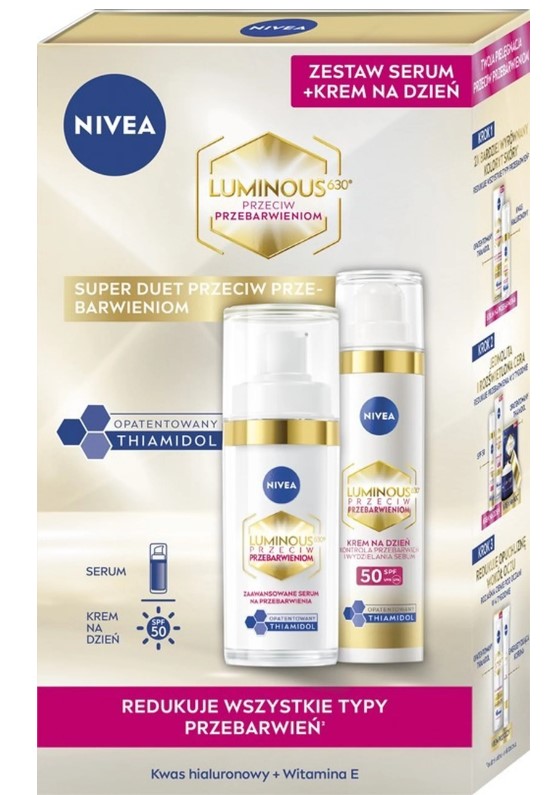 Set ser + cremă NIVEA Luminous 630