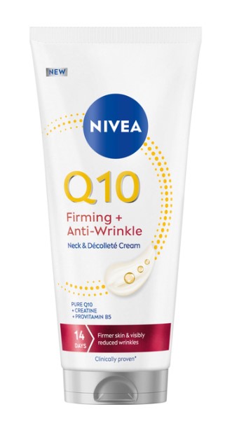 NIVEA Q10 Firming Anti-Wrinkle Neck and Decolletage Cream 200ml