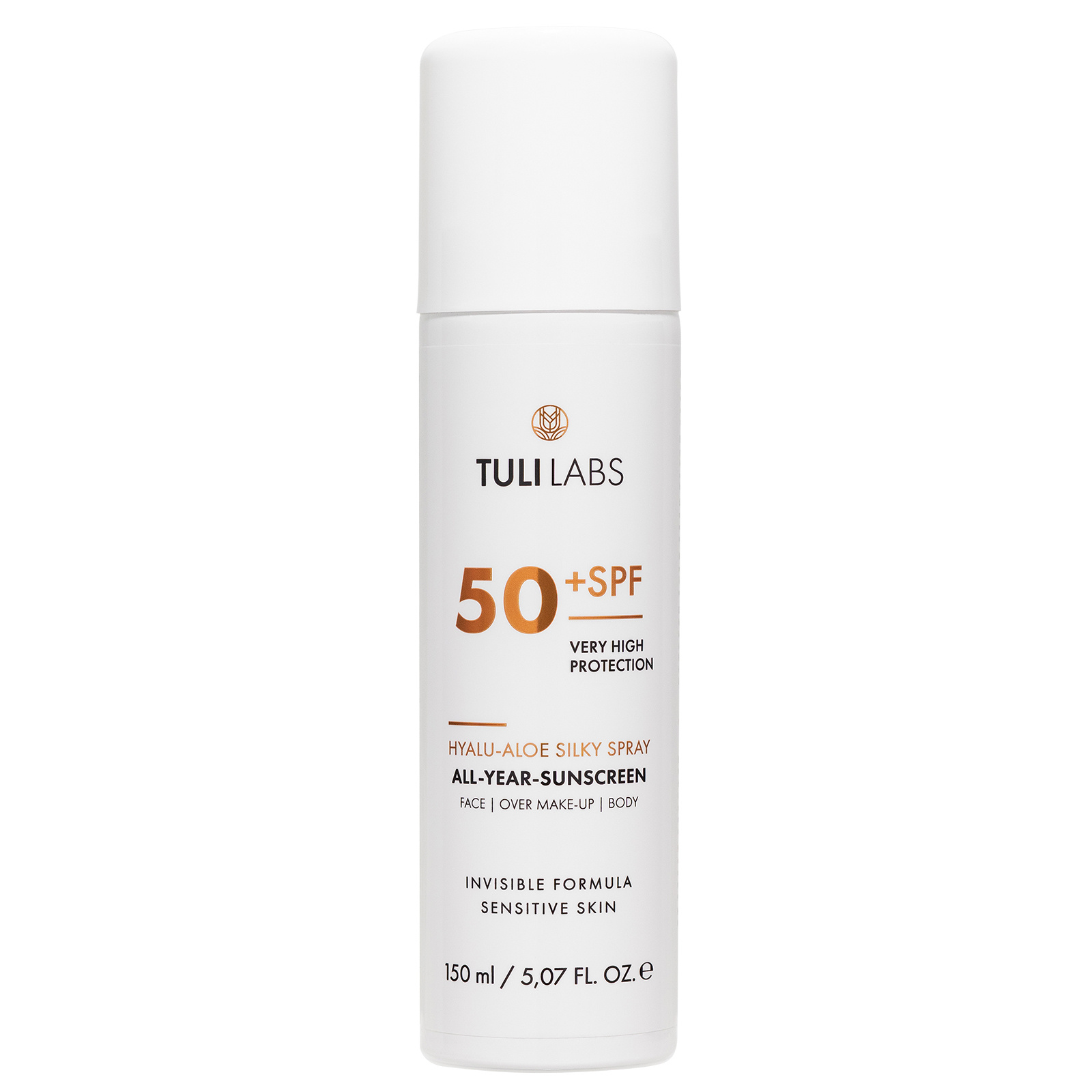 Tuli Labs Spray pentru față și corp SPF50+ 150ml