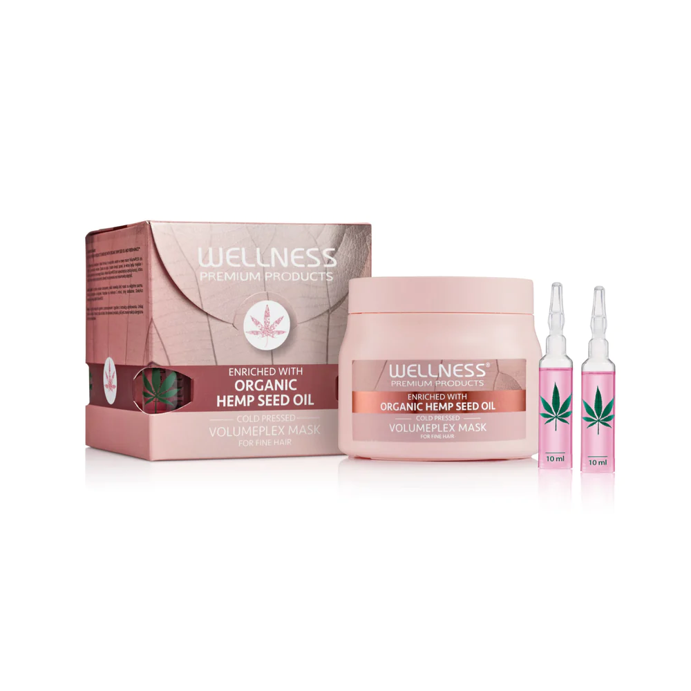 Wellness Volumeplex Mască hidratantă pentru păr subțire cu fiole 500ml