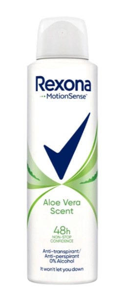 Rexona Aloe Vera Scent 48h Spray Deodorant 150ml