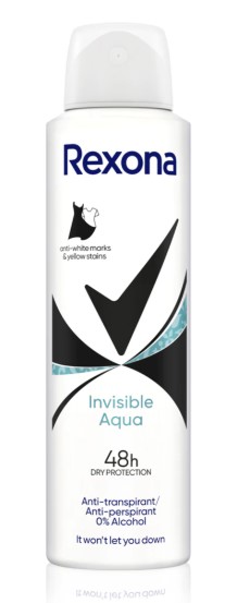 Rexona Invisible Aqua 48h Deodorant Spray 150ml