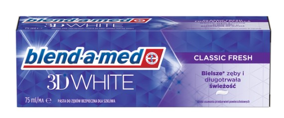 Blend-a-med 3D White pastă de dinți Classic Fresh 75ml
