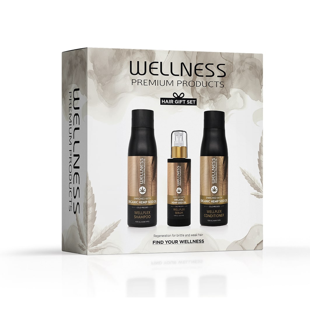 Kit de îngrijire Wellness Wellplex pentru păr fragil