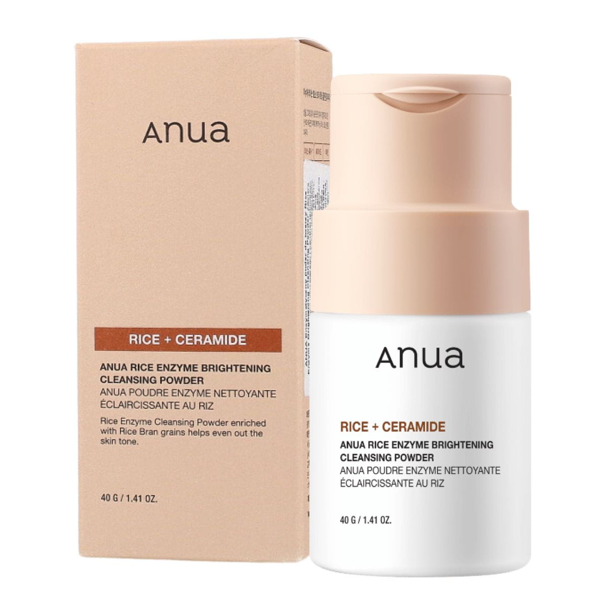 Anua Rice + Ceramide Brightening Enzymatic Face Wash Powder 40g
