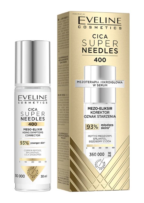 Eveline Cica Super Needles 400 Microneedle Mezoterapie în ser 30ml