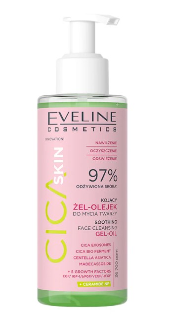 Eveline Cica Skin Facial Wash Gel-Oil 145ml