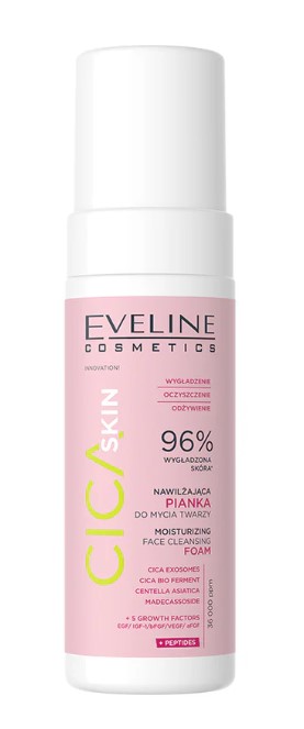 Eveline Cica Skin spumă hidratantă pentru spălarea feței 150ml