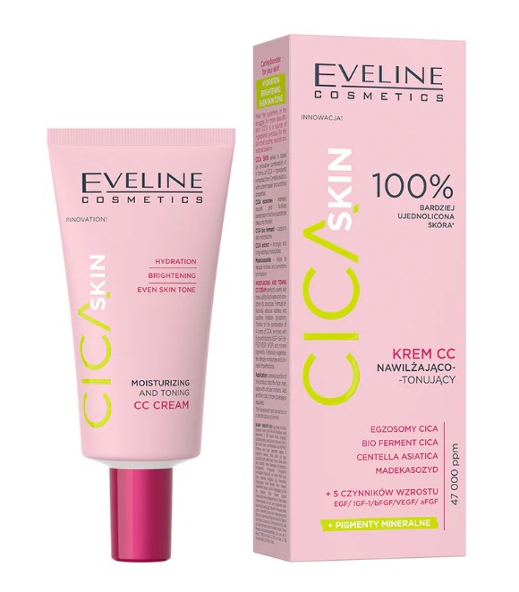 Eveline Cica Skin Hidratare și tonifiere CC Cream 30ml