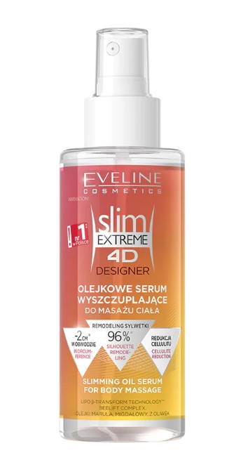 Eveline Slim Extreme 4D Slimming Body Massage Oil Serum 150ml