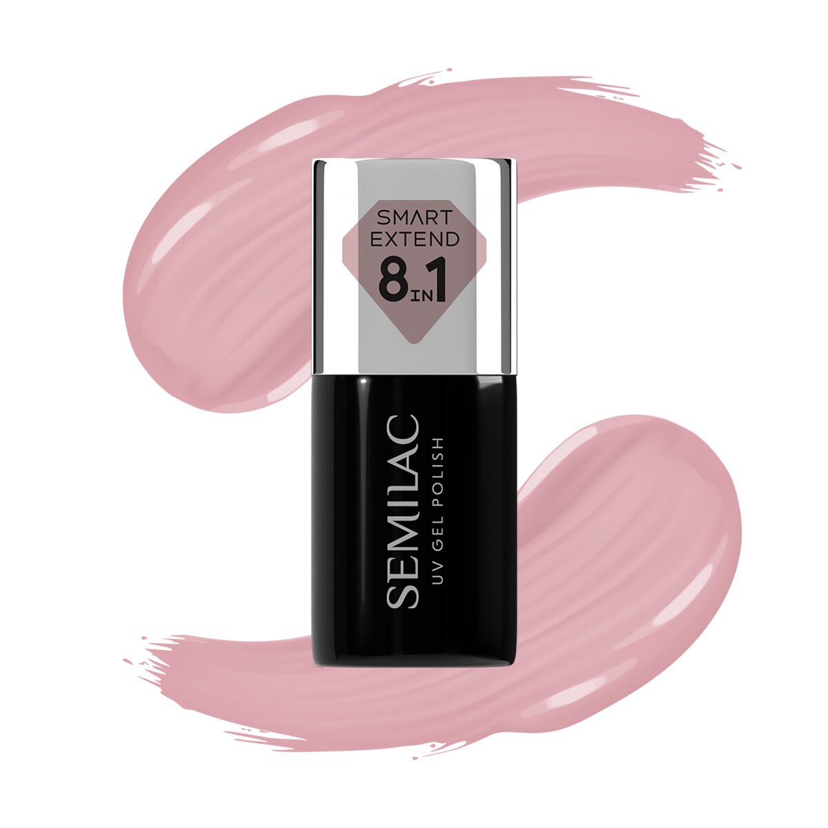 Lac hibrid Semilac Smart Extend 8in1 802 Nude Rose