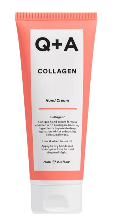 Q+A Cremă de mâini cu colagen 75ml