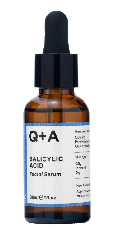 Q+A Ser de față exfoliant cu acid salicilic 30ml