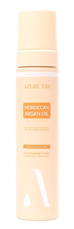 Azure Tan Moroccan Argan Oil Self-tanning Mousse Dark to Ultra Dark 200ml