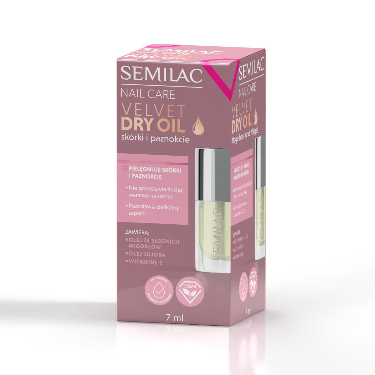 Semilac Velvet Dry Oil pentru cuticule și unghii